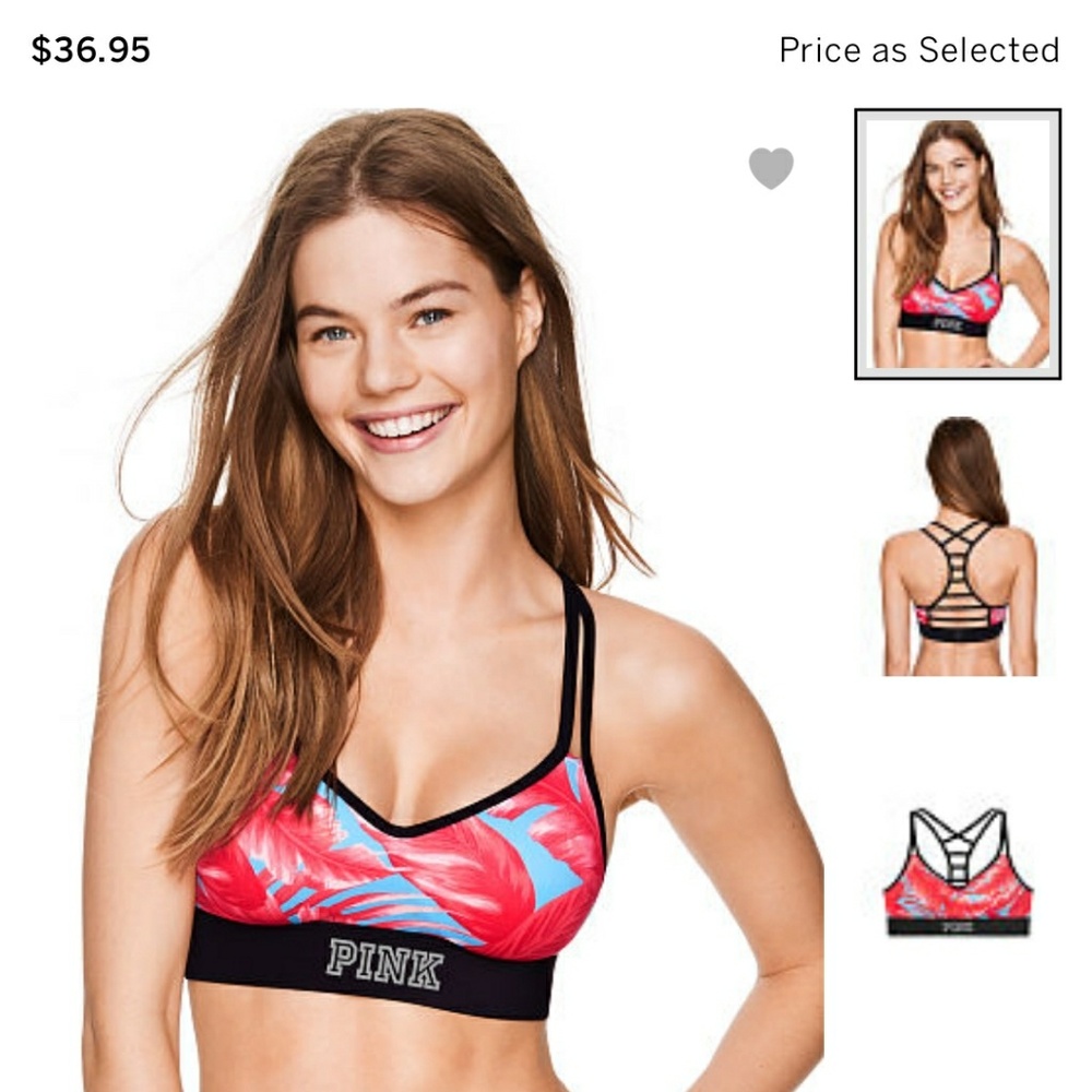 NWT Ultimate Ladder back Push-Up Sports Bra